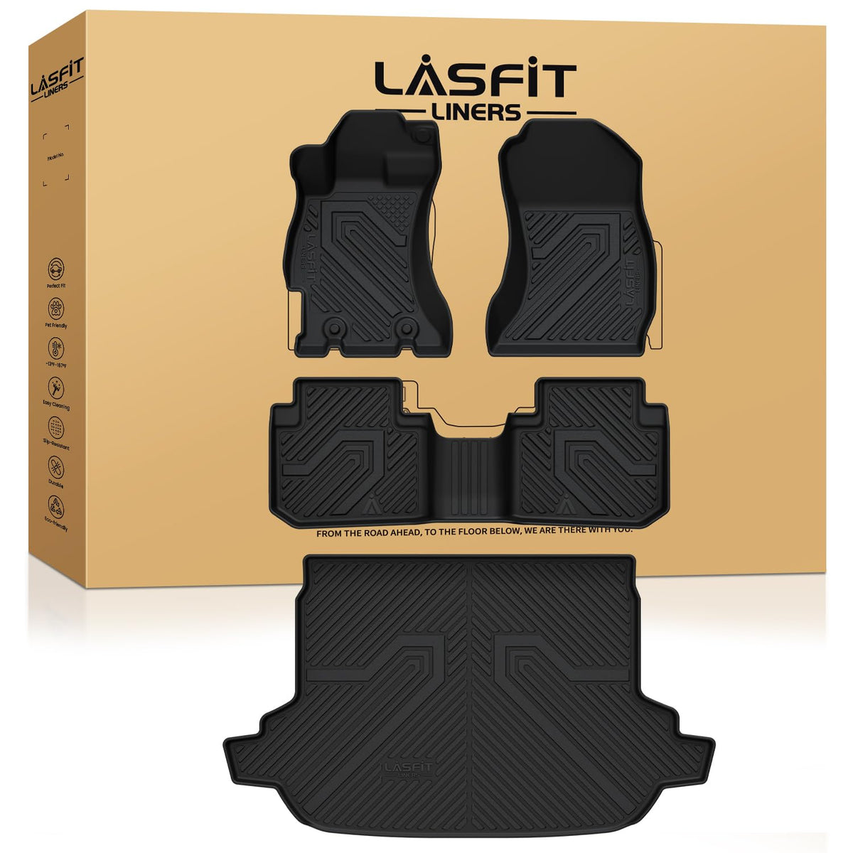LASFIT Floor Mats for Hyundai Santa Fe Gas 2027 2026 2025 2024