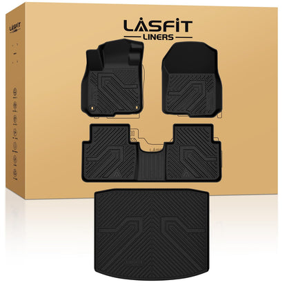 LASFIT All Weather Floor Mats for Honda Civic 2022-2026【Gasoline Sedan】