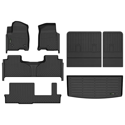 HAFIDI® Floor Mats & Cargo Liner Set Fit for 2023-2027 Kia NIRO & NIRO Hybrid (Not for NIRO EV &NIRO PHEV) All Weather Protection TPE Anti-Slip Floor Liners Custom Accessories -Black