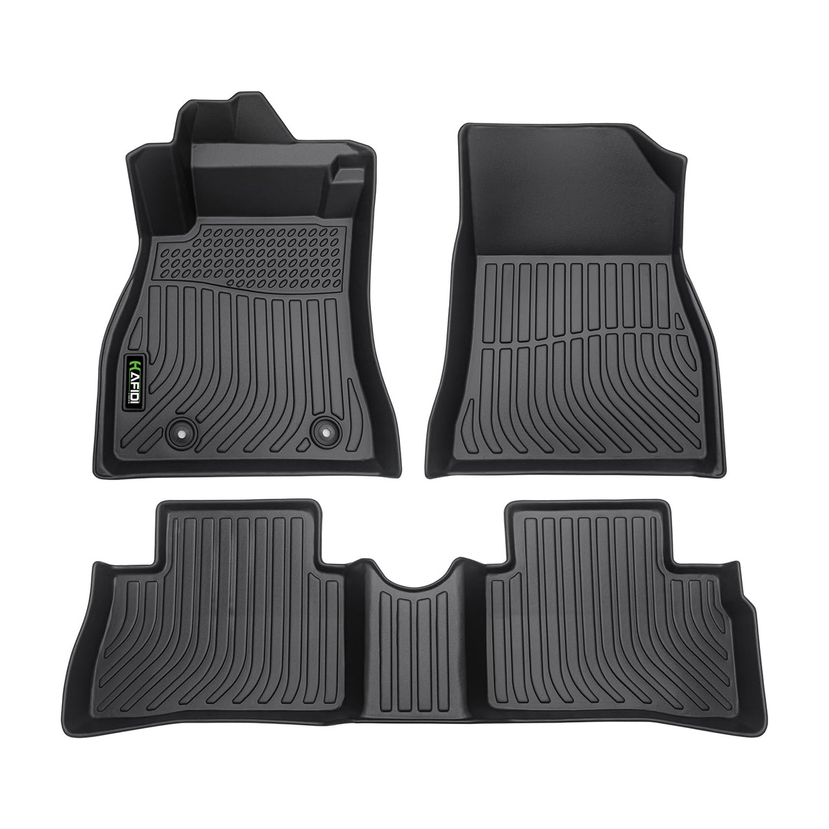 HAFIDI® Floor Mats & Cargo Liner Set Fit for 2023-2027 Kia NIRO & NIRO Hybrid (Not for NIRO EV &NIRO PHEV) All Weather Protection TPE Anti-Slip Floor Liners Custom Accessories -Black