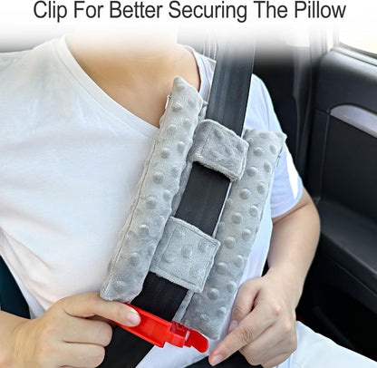 Chemo Port Pillows for Patients Seatbelt, Chemo Port Protector Pacemaker Seat Belt Cushion, Chemotherapy Must Haves Chemo Gifts Men Women Cancer, Minky Dot Gray