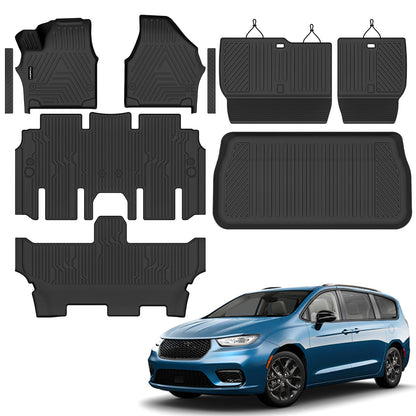 All Weather Floor Mats Full Sets for 2015-2020 Chevy Chevrolet Suburban