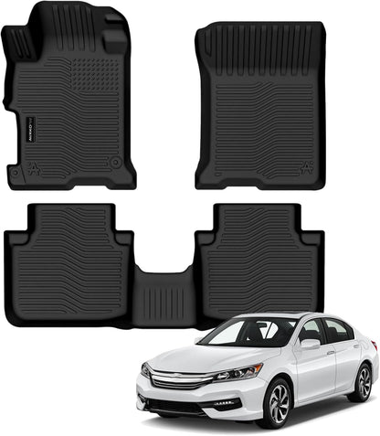 AUXKO All Weather Floor Mats for Honda Accord Sedan 2013-2017