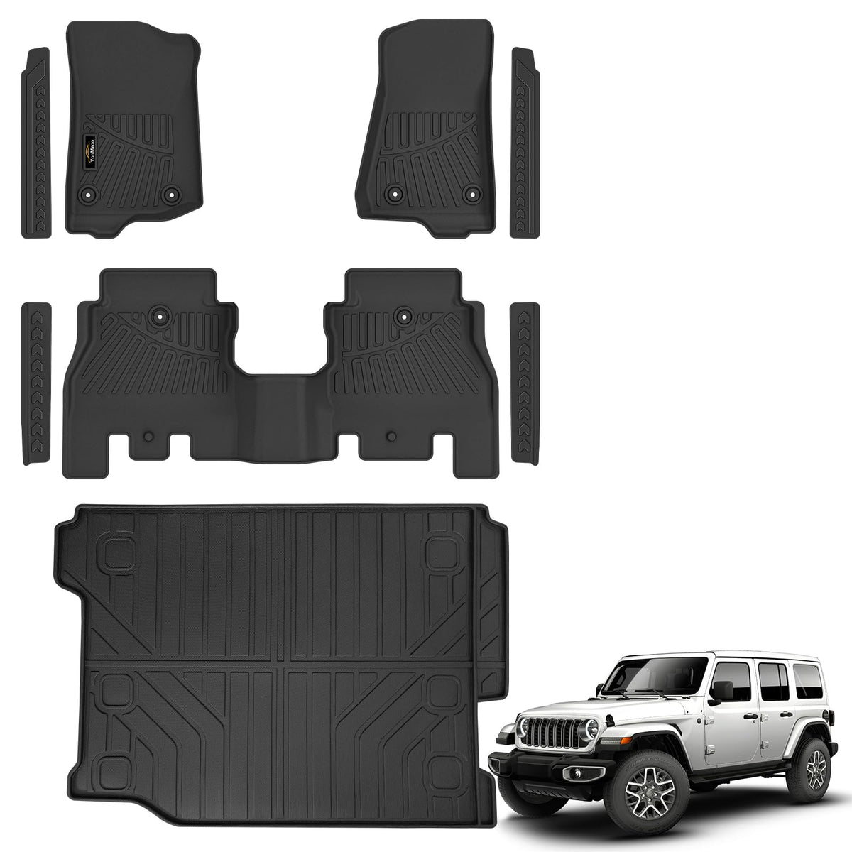 Floor Mats & Cargo Mat & Backrest Mat Custom for Toyota RAV4 Hybrid 2026