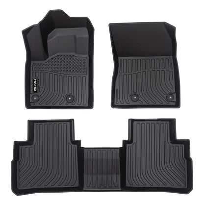 HAFIDI® Floor Mats & Cargo Liner Set Fit for 2023-2027 Kia NIRO & NIRO Hybrid (Not for NIRO EV &NIRO PHEV) All Weather Protection TPE Anti-Slip Floor Liners Custom Accessories -Black