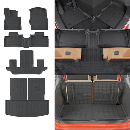 Rongtaod Floor Mats Set for 2021-2026 Kia Sorento 6&7 Seats Accessories