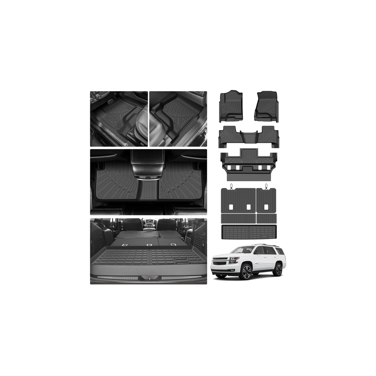 Cartist Floor Mats Fit for Honda HR-V HRV 2023 2024 2025 2026 (Include Hybrid) All Weather Floor Liners Front & 2nd Row Floor Mat for HRV Heavy Duty