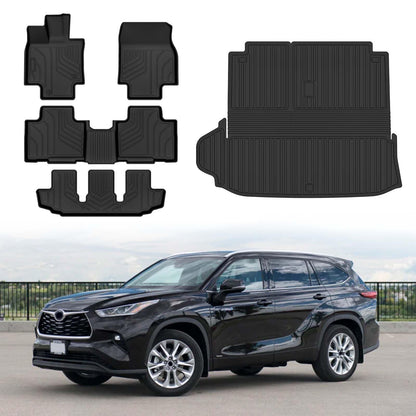 Cartist Floor Mats Fit for Honda HR-V HRV 2023 2024 2025 2026 (Include Hybrid) All Weather Floor Liners Front & 2nd Row Floor Mat for HRV Heavy Duty