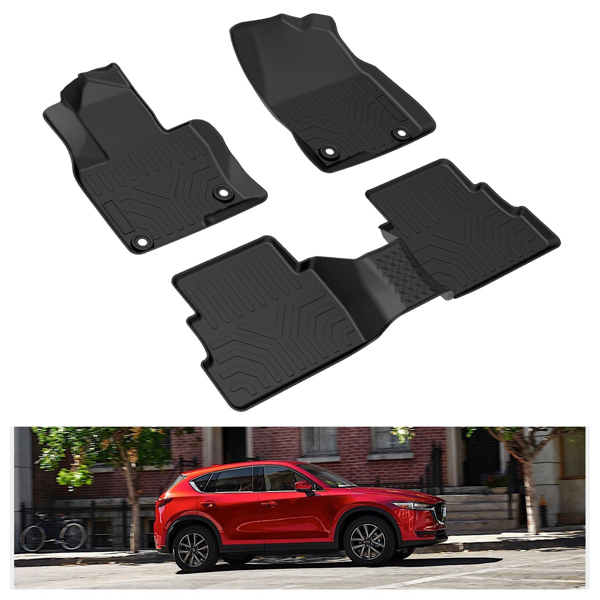 Kiwi Master Floor Mats for 2021-2026 Nissan Rogue (Not Sport)
