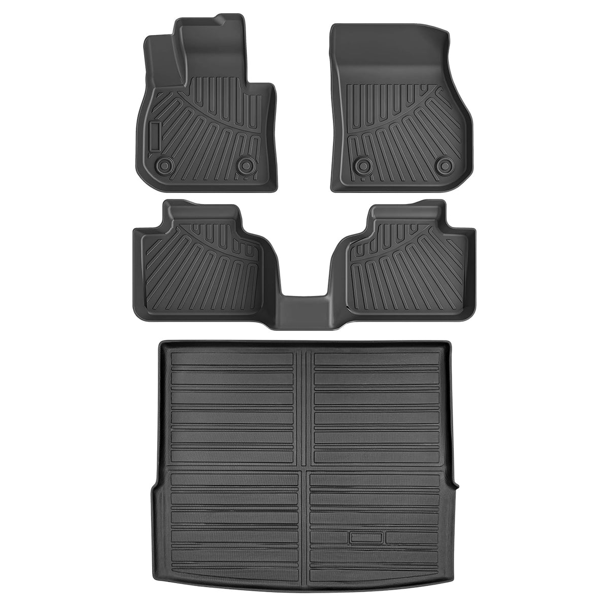 Cartist Floor Mats Fit for Honda HR-V HRV 2023 2024 2025 2026 (Include Hybrid) All Weather Floor Liners Front & 2nd Row Floor Mat for HRV Heavy Duty