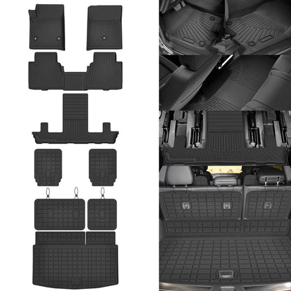 Cartist Floor Mats Fit for Honda HR-V HRV 2023 2024 2025 2026 (Include Hybrid) All Weather Floor Liners Front & 2nd Row Floor Mat for HRV Heavy Duty