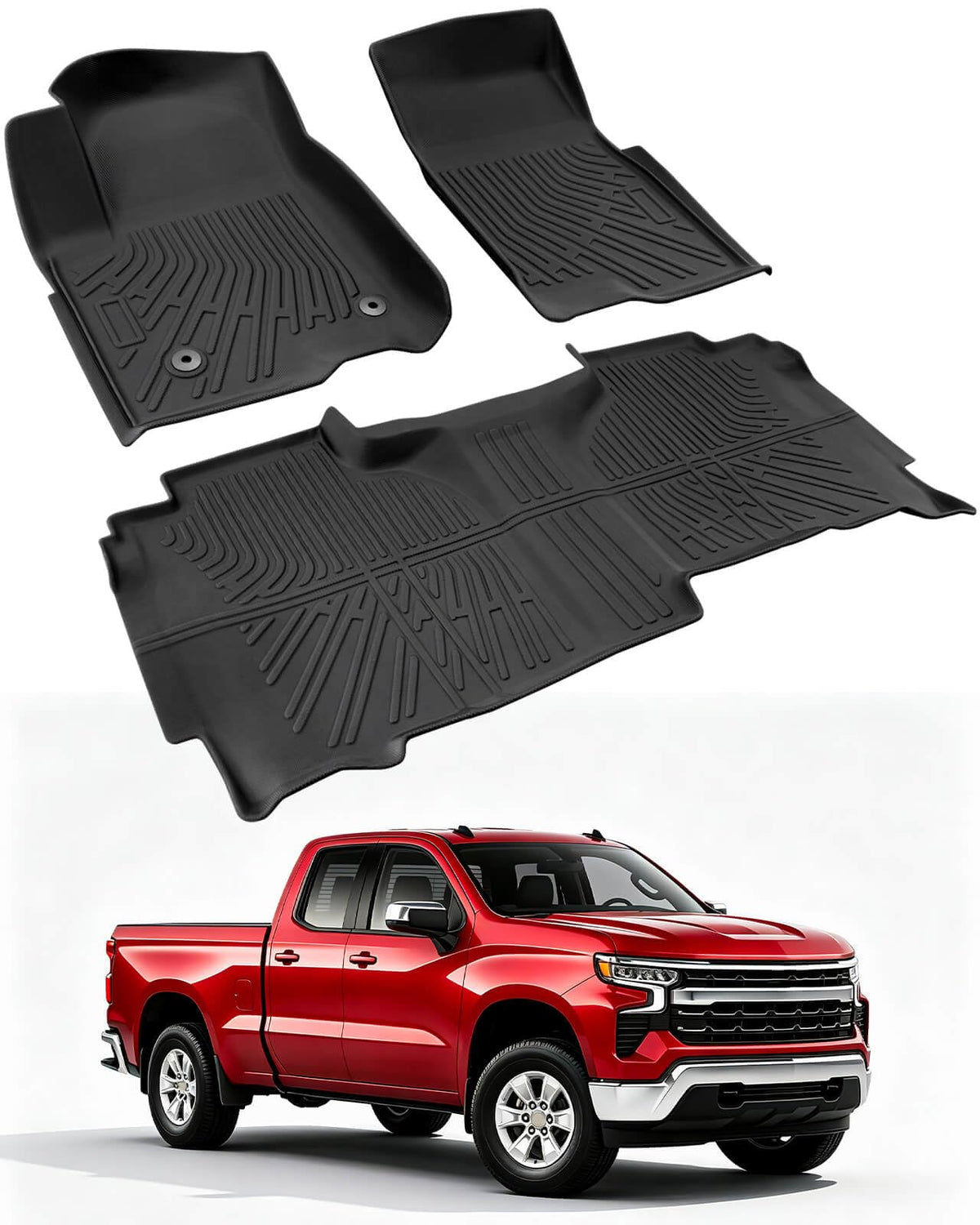Car Floor Mats for Chevy Equinox for GMC Terrain 2018-2024