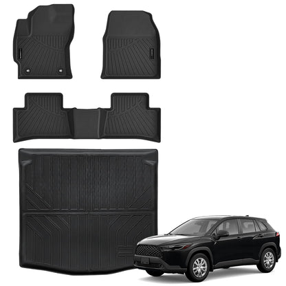 AUXKO All Weather Floor Mats for Toyota Camry 2025 2026 Include Hybrid