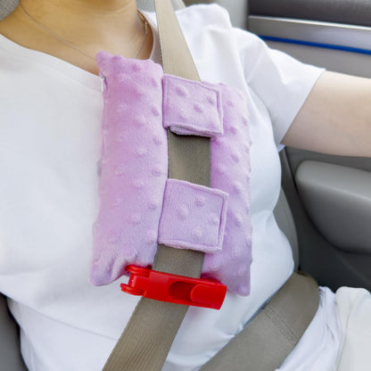 Port Pillows Chemo Port Pillow for Seatbelt Chest Protector Chemo Patients Pacemaker Heart Surgery Recovery Support Cushion Gifts Women Minky Dot Coral