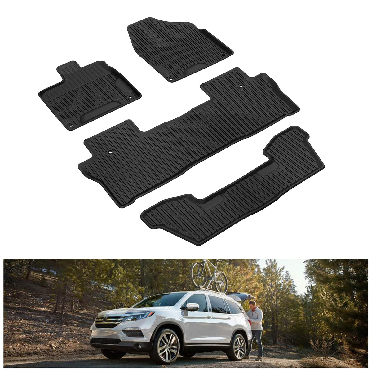 Kiwi Master Floor Mats for 2021-2026 Nissan Rogue (Not Sport)