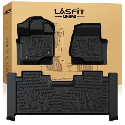 LASFIT Floor Mats for Ford F250 F350 F450 1999-2007 Crew Cab Carpet Floor