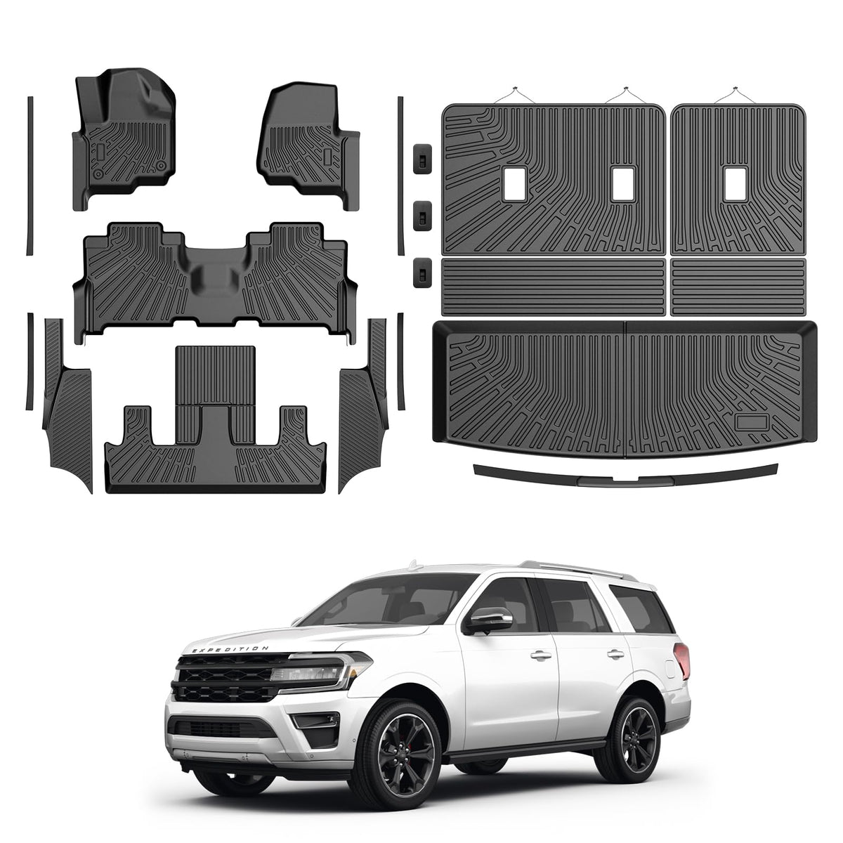 Cartist Floor Mats Fit for Honda HR-V HRV 2023 2024 2025 2026 (Include Hybrid) All Weather Floor Liners Front & 2nd Row Floor Mat for HRV Heavy Duty