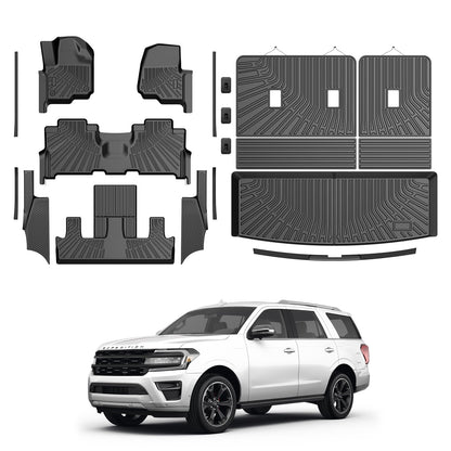 Cartist Floor Mats Fit for Honda HR-V HRV 2023 2024 2025 2026 (Include Hybrid) All Weather Floor Liners Front & 2nd Row Floor Mat for HRV Heavy Duty