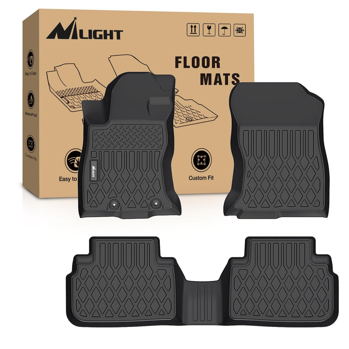 Nilight Floor Mats for Subaru Forester 2014 2015 2016 2017 2018