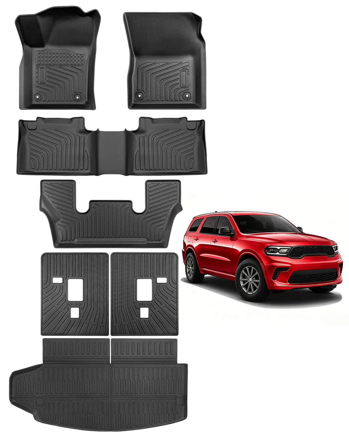 Car Floor Mats for Chevy Equinox for GMC Terrain 2018-2024