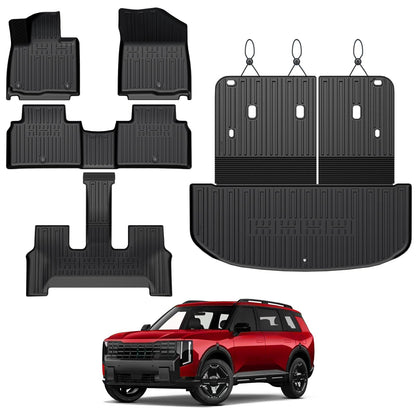 Floor Mats for 2020-2025 Kia Soul Accessories (w/o Subwoofer)