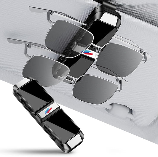 1 Pack ABS Sunglasses Holder for Car Visor for BMW X5 X3 X1 X7 X6