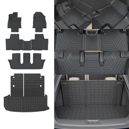 Rongtaod Floor Mats Set for 2021-2026 Kia Sorento 6&7 Seats Accessories