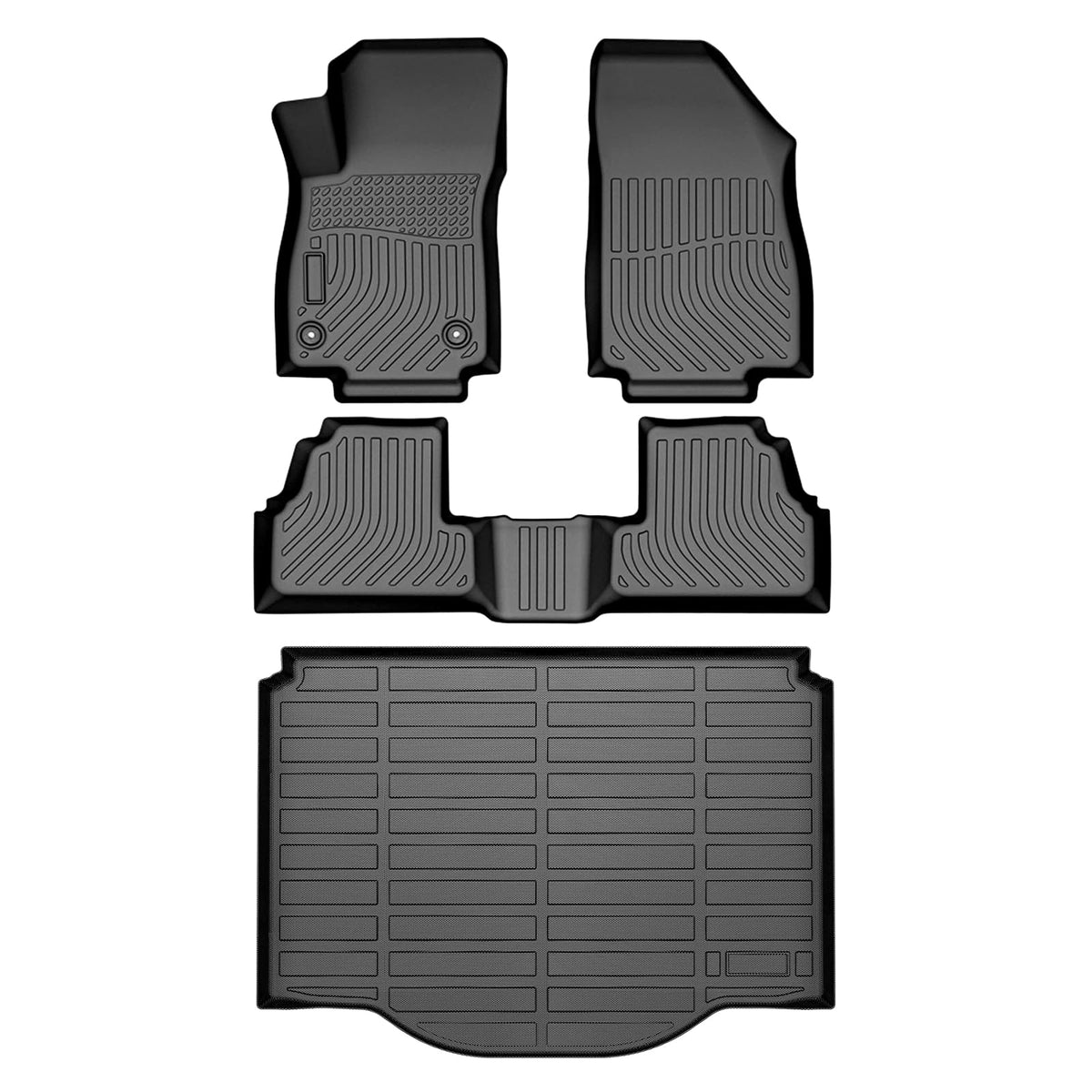 Cartist Floor Mats Fit for Honda HR-V HRV 2023 2024 2025 2026 (Include Hybrid) All Weather Floor Liners Front & 2nd Row Floor Mat for HRV Heavy Duty