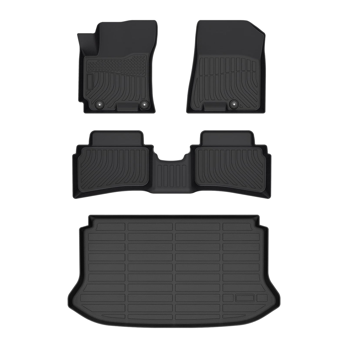 Cartist Floor Mats Fit for Honda HR-V HRV 2023 2024 2025 2026 (Include Hybrid) All Weather Floor Liners Front & 2nd Row Floor Mat for HRV Heavy Duty