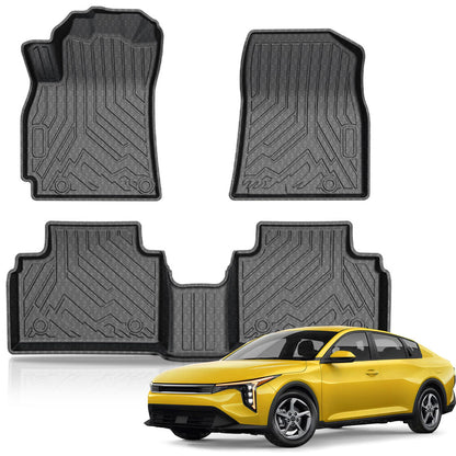 KUST Custom Fit Floor Mats for 2019-2025 2026 Nissan Altima Accessories All Weather Floor Mat Carpet Liners Front Rear 2 Row Seat Black Liner TPE