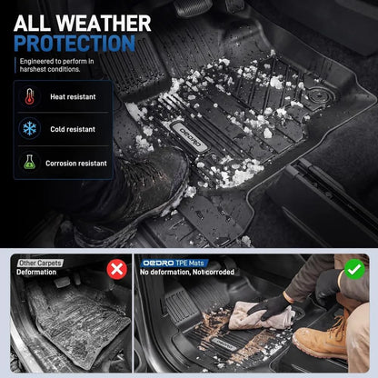 OEDRO Floor Mats Fit for 2015-2026 Ford F150 Super Crew Cab