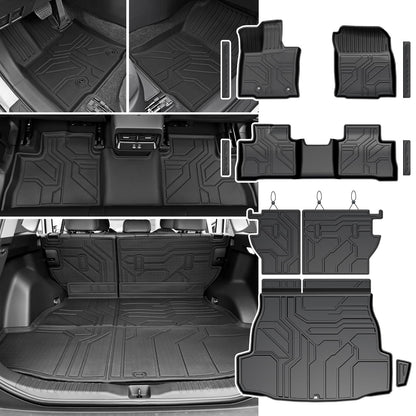 Floor Mats for Toyota RAV4 2019-2025 Hybrid & Gas, with Cargo Mat