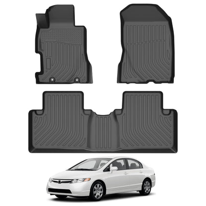 Cartist Floor Mats Fit for Honda HR-V HRV 2023 2024 2025 2026 (Include Hybrid) All Weather Floor Liners Front & 2nd Row Floor Mat for HRV Heavy Duty