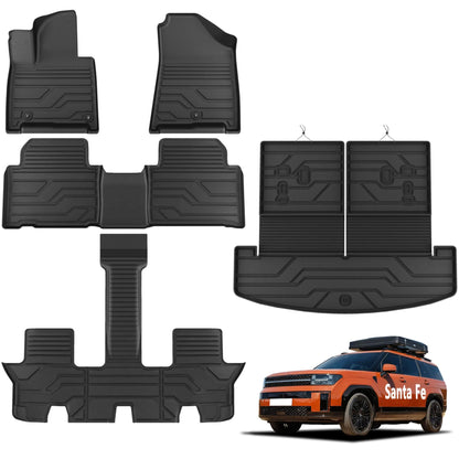 KARPAL Floor Mats for 2017-2026 2027 Chrysler Pacifica 7 Seats (Not Hybrid)