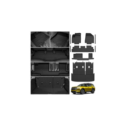KUST Custom Fit Floor Mats for 2019-2025 2026 Nissan Altima Accessories All Weather Floor Mat Carpet Liners Front Rear 2 Row Seat Black Liner TPE