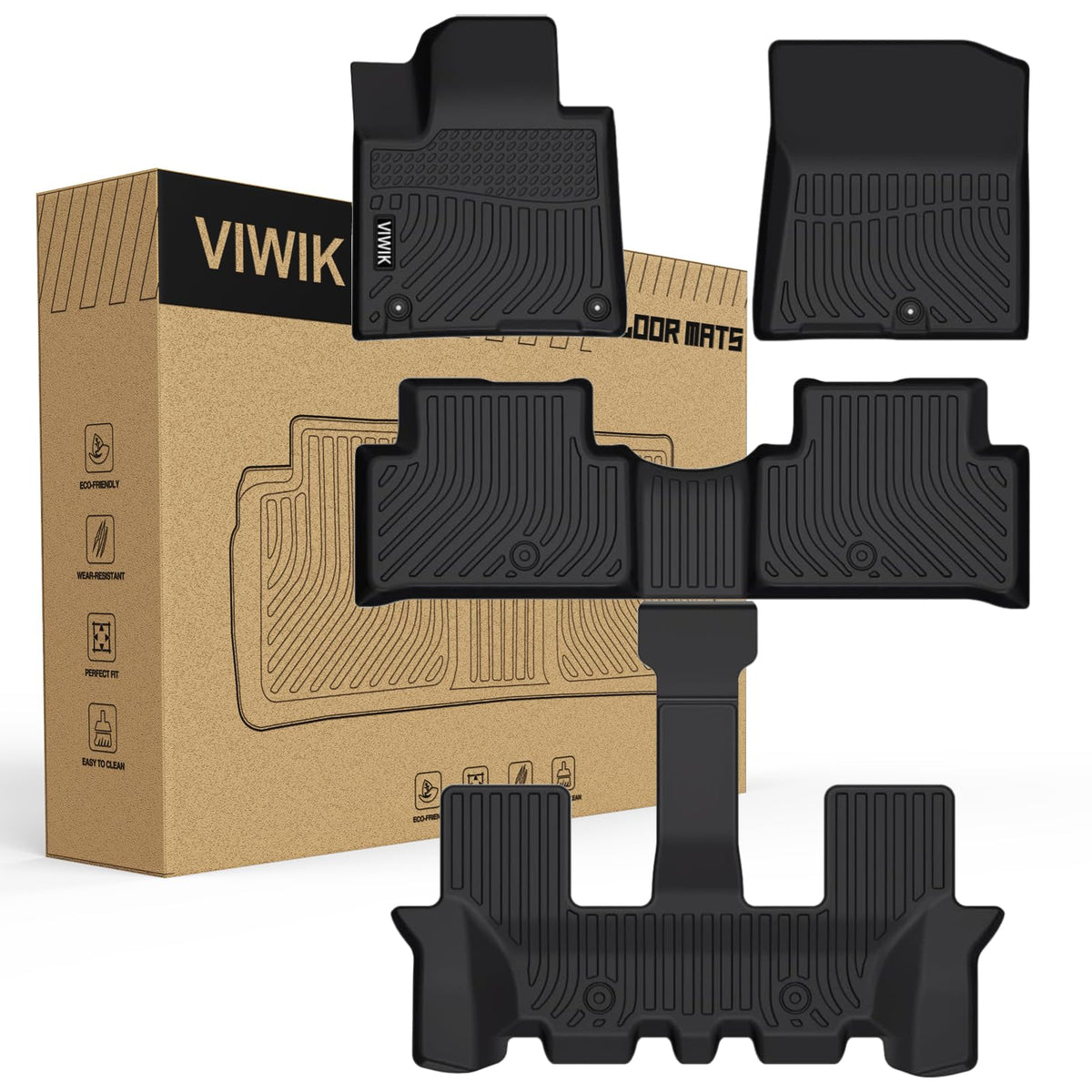 VIWIK Floor Mats for Toyota Camry 2012-2017