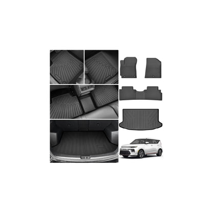 Cartist Floor Mats Fit for Honda HR-V HRV 2023 2024 2025 2026 (Include Hybrid) All Weather Floor Liners Front & 2nd Row Floor Mat for HRV Heavy Duty