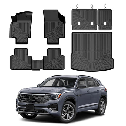 Cartist Floor Mats Fit for Honda HR-V HRV 2023 2024 2025 2026 (Include Hybrid) All Weather Floor Liners Front & 2nd Row Floor Mat for HRV Heavy Duty