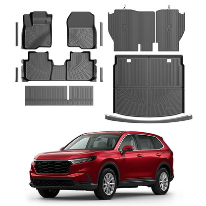 Cartist Floor Mats Fit for Honda HR-V HRV 2023 2024 2025 2026 (Include Hybrid) All Weather Floor Liners Front & 2nd Row Floor Mat for HRV Heavy Duty