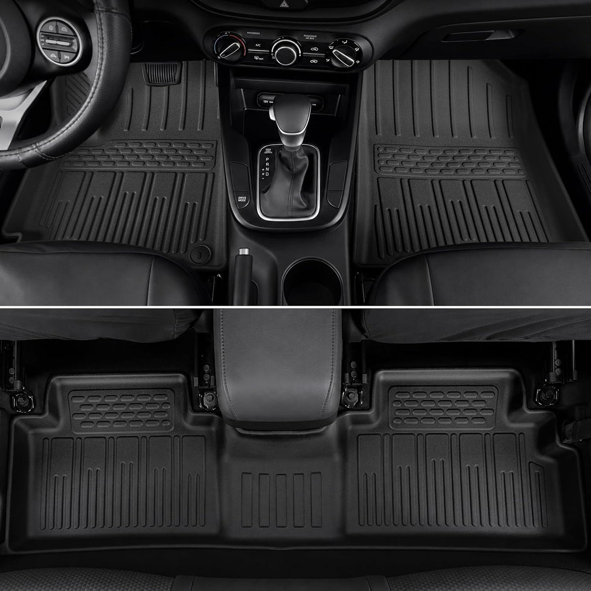 Floor Mats for 2020-2025 Kia Soul Accessories (w/o Subwoofer)