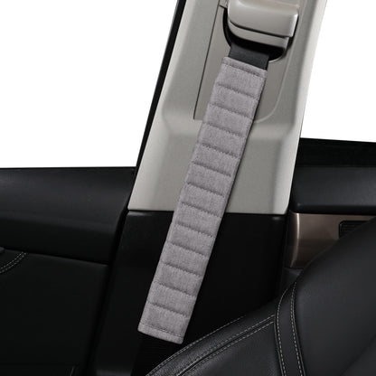HighnessHwoo Car Seatbelt Covers Cushion Shoulder Pads Protector Sleeve for Adults, Auto Extra Long Seat Belt Strap Cover Decorations for Women, Kids, Honda, Trucks Accessories, 1pc, 15.5in, Black