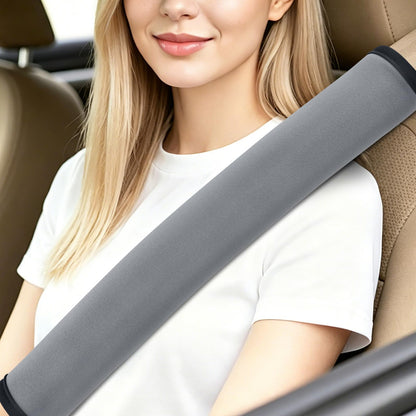 Waterproof Neoprene Car Seat Belt Cover, 19.5 Inch, Black, 1pc