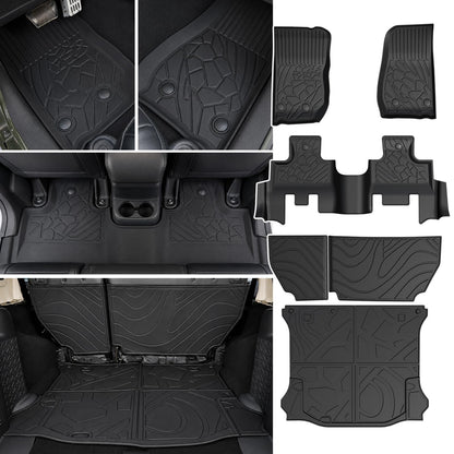 Floor Mats for Dodge Durango 2016-2026 7 Seats w/Bench Seats