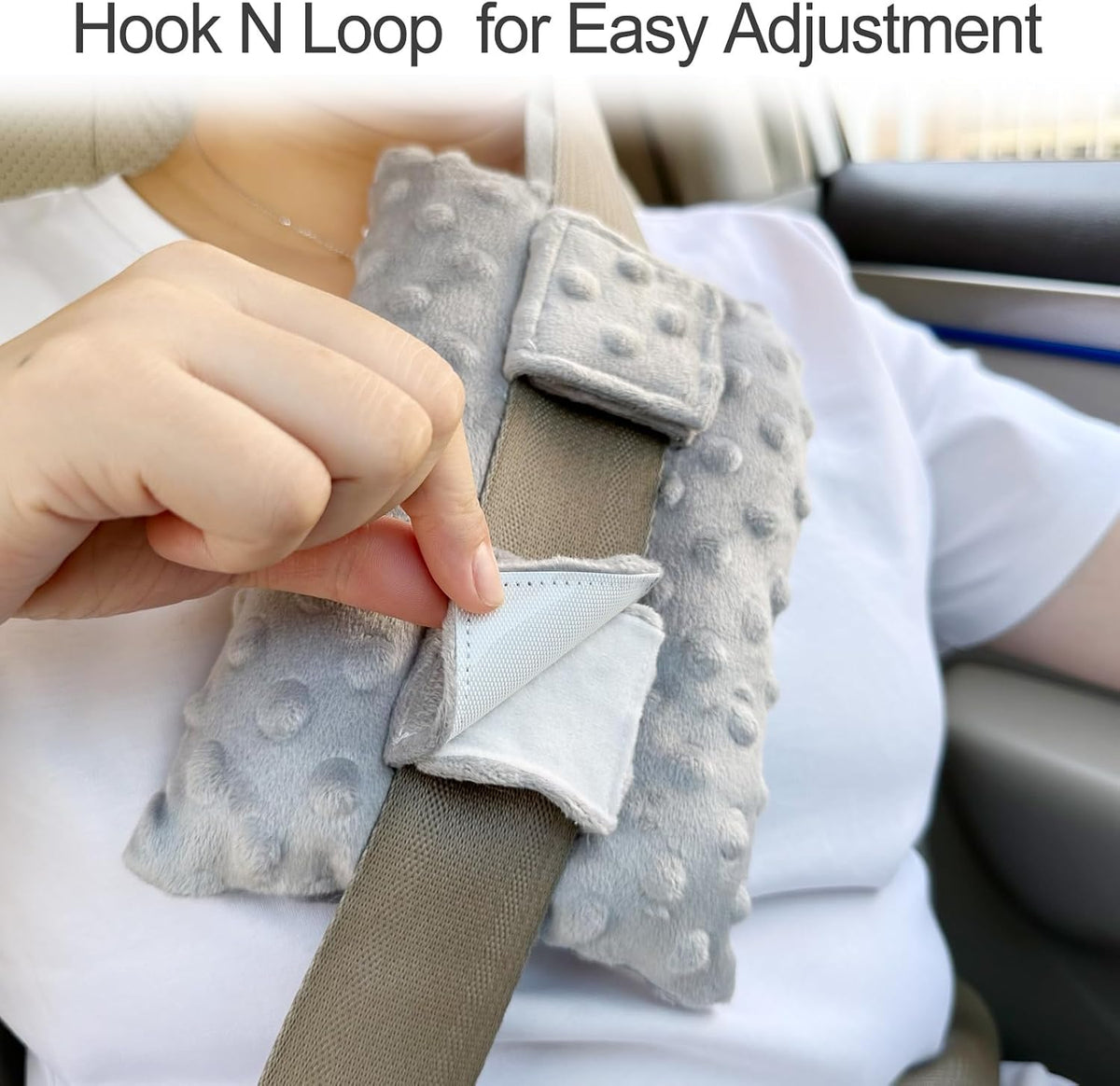 Port Pillows Chemo Port Pillow for Seatbelt Chest Protector Chemo Patients Pacemaker Heart Surgery Recovery Support Cushion Gifts Women Minky Dot Light Gray