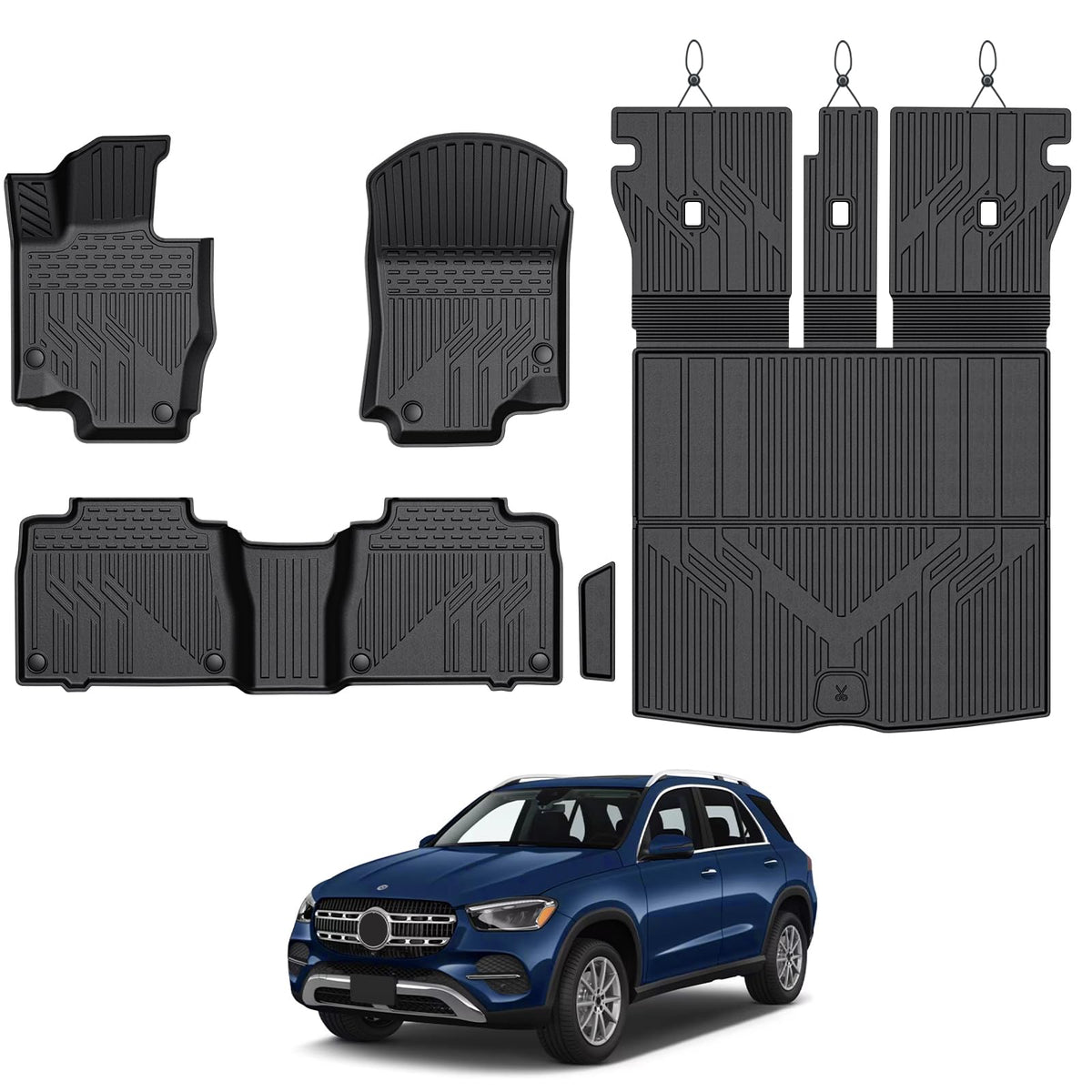 Floor Mats for 2016-2027 Dodge Durango 6-Seats Accessories