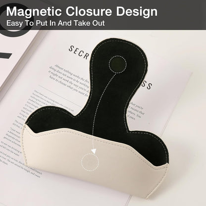 KINIVA Sunglass Clip for Car Visor,Car Sunglass Holder,Magnetic Glasses Case for Car Accessories Organizer
