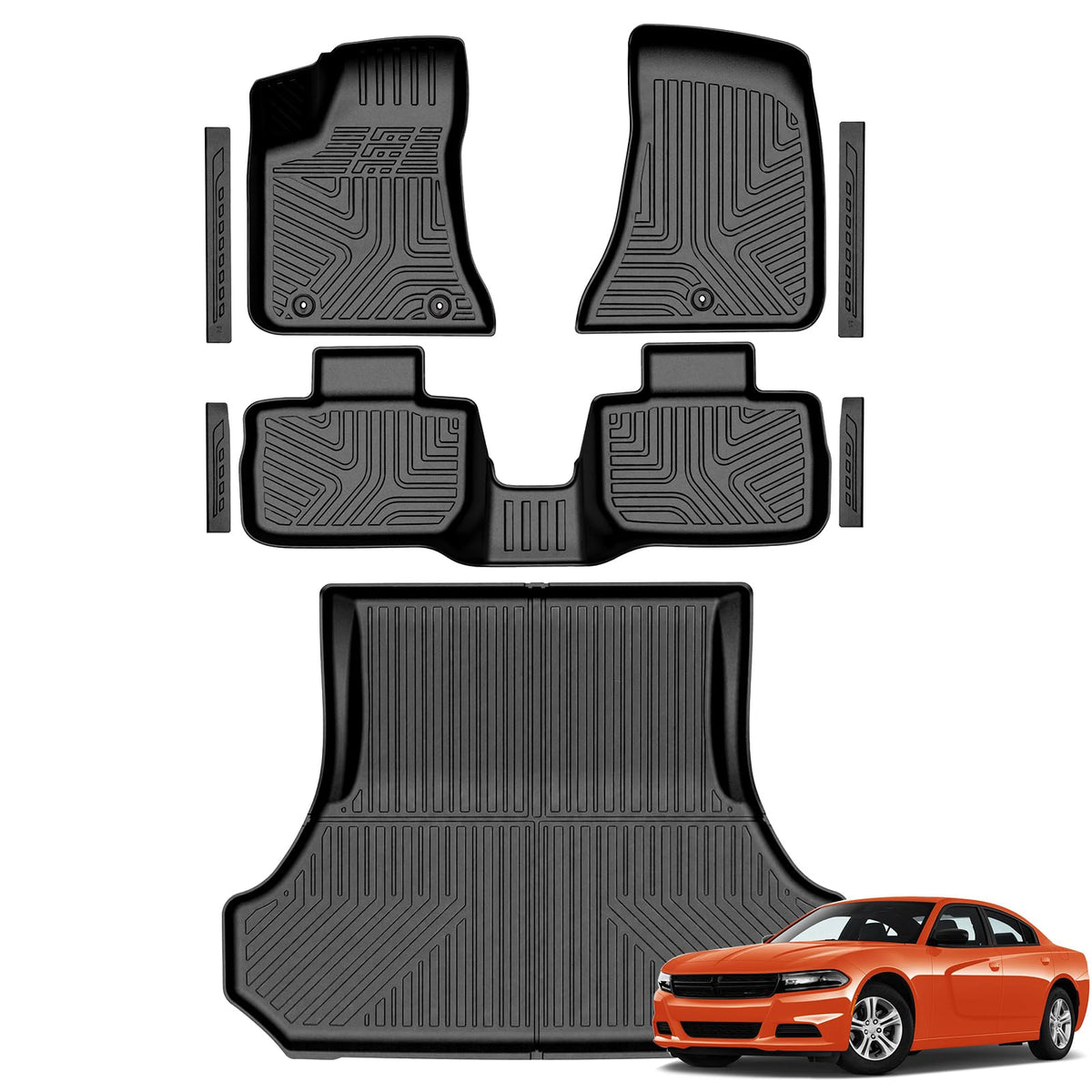 Floor Mats for 2016-2027 Dodge Durango 6-Seats Accessories