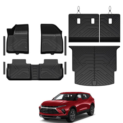 Floor Mats for 2018-2023 Chevy Traverse 7-Seat Accessories