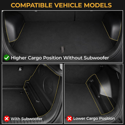 Floor Mats for 2020-2025 Kia Soul Accessories (w/o Subwoofer)
