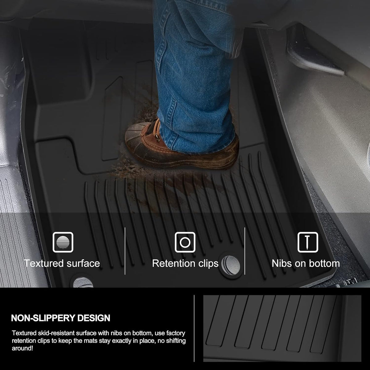Kiwi Master Floor Mats for 2021-2026 Nissan Rogue (Not Sport)